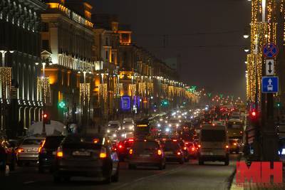 Фотофакт. В Минске включили праздничную иллюминацию