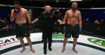 Левым в челюсть: украинский боец MMA уничтожил россиянина на турнире в Москве (видео)