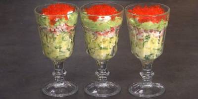 С крабовыми палочками и авокадо. Как приготовить Средиземноморский салат по рецепту Ольги Сумской
