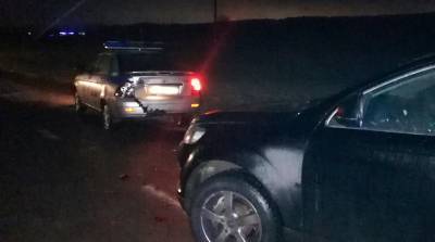 Под Гродно пьяный водитель на кроссовере врезался в милицейский автомобиль