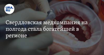 Свердловская медкомпания на полгода стала богатейшей в регионе