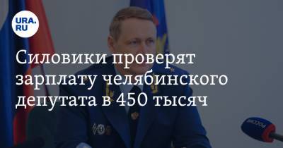 Силовики проверят зарплату челябинского депутата в 450 тысяч