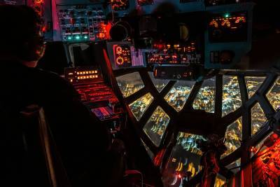 Ночную Тверь из кабины самолета сравнили с видом вселенной Звездных войн