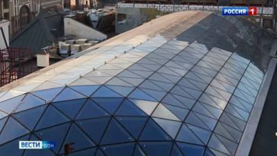 На донском заводе создали стеклянный купол для Московского Политеха