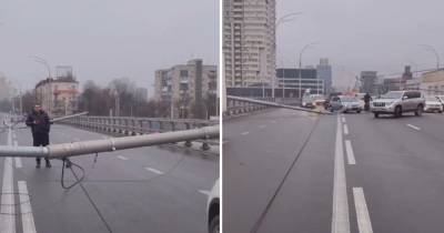Путепровод за миллиард: почему на Шулявском мосту падают столбы и кто в этом виноват