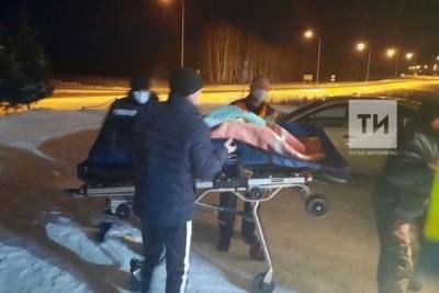 На трассе М7 в Татарстане спасатели обнаружили замерзающую женщину