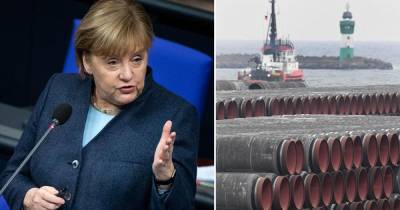 Меркель заявила о неизменности позиции ФРГ по "Северному потоку — 2"