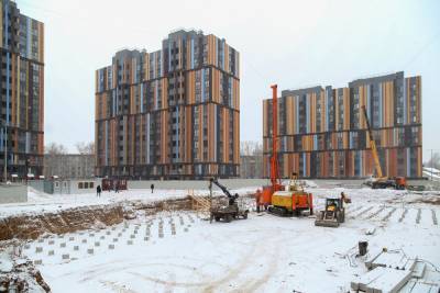 Строительство детского сада в Ленинском районе ведется с опережением