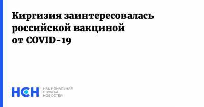 Киргизия заинтересовалась российской вакциной от COVID-19