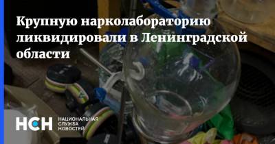 Крупную нарколабораторию ликвидировали в Ленинградской области