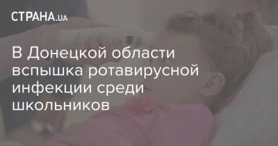 В Донецкой области вспышка ротавирусной инфекции среди школьников
