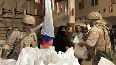 В Сирию прибыл российский сухогруз с гуманитарной помощью