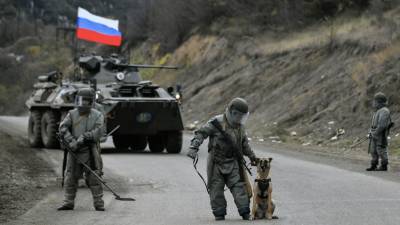 Российские миротворцы обезвредили 6 тыс. взрывоопасных предметов в Карабахе