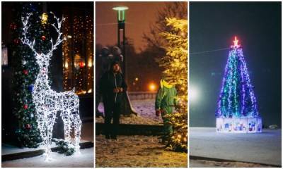 Сюрпризы в темноте: смотрим, как Петрозаводск украсили к Новому году
