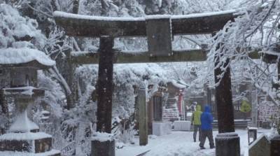 Снежный шторм в Японии: тысячи домов обесточены