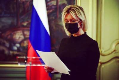 Мария Захарова ответила на слова вице-спикера парламента Азербайджана о российских миротворцах в Карабахе