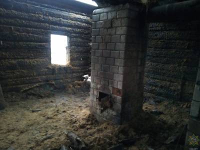 В Новогрудском районе при пожаре в жилом доме погиб пенсионер
