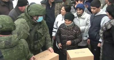 Первая партия гуманитарного груза из России доставлена в Карабах – видео