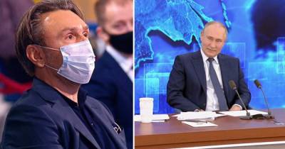 "Редиска": Путин пошутил в ответ на вопрос Шнурова о мате