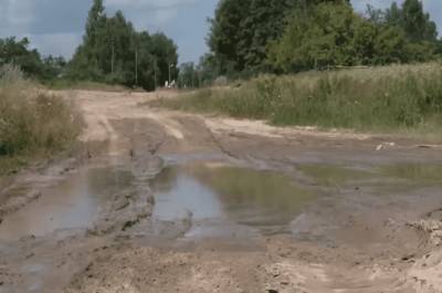 Житель смоленской глубинки попросил губернатора отремонтировать бесхозную дорогу
