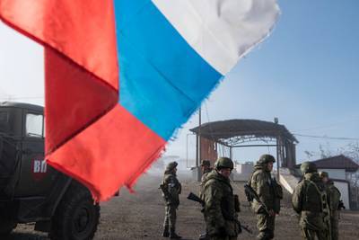 Российские миротворцы прибыли на границу Армении и Азербайджана
