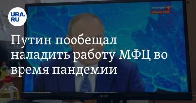 Путин пообещал наладить работу МФЦ во время пандемии