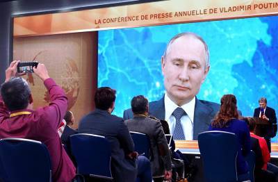 Большая пресс-конференция Путина длилась 4,5 часа