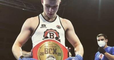 Молодой уроженец Ужгорода выиграл чемпионат Чехии по боксу (фото)