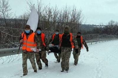Террористы передали Украине труп бойца ВСУ