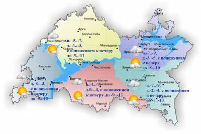 Сильный ветер и метель прогнозируют жителям Татарстана