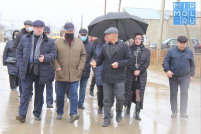 Хизри Шихсаидов посетил социально значимые объекты селения Кафыр-Кумух