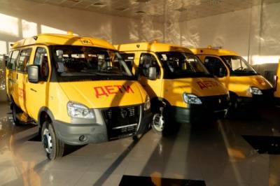 В Хабаровский край поступили 24 новых школьных автобуса