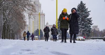 В пятницу в столичном регионе ожидается до 5 градусов мороза