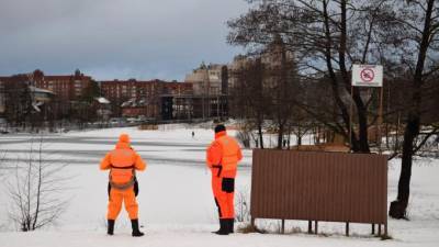 Беспилотники помогают вычислить гуляющих по тонкому льду петербуржцев