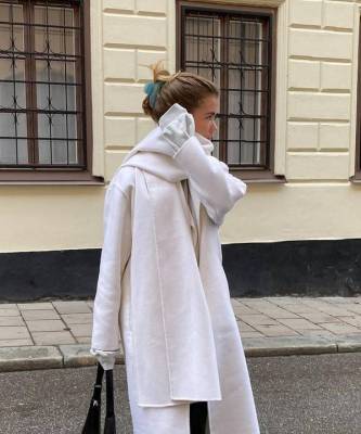 Как носить белые вещи зимой? Показывает шведка Матильда Джерф