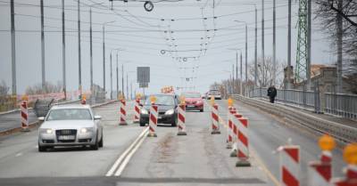 Ремонт на Деглавском мосту: движение будет происходить по одной полосе
