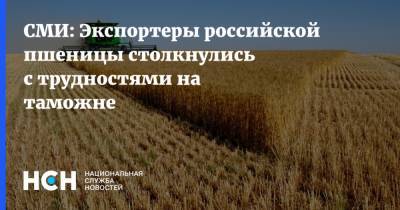СМИ: Экспортеры российской пшеницы столкнулись с трудностями на таможне