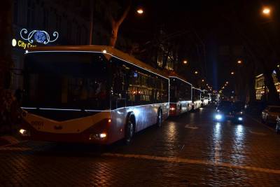 Одесские троллейбусы выйдут на парад (видео)