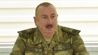 Алиев: говорить о конфликте в НКР уже можно в прошедшем времени