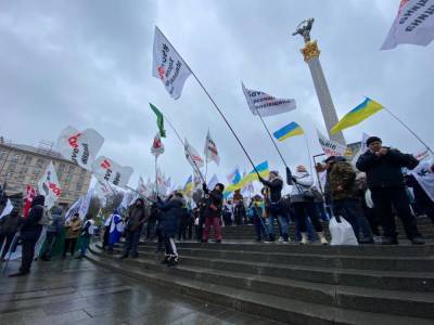 Протест ФОПов на Майдане: количество протестующих резко выросло