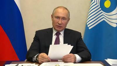 Путин отметил важность продвижения русского языка на пространстве СНГ