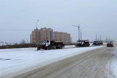 В Тамбове продолжается ежедневная уборка улиц от снега и наледи