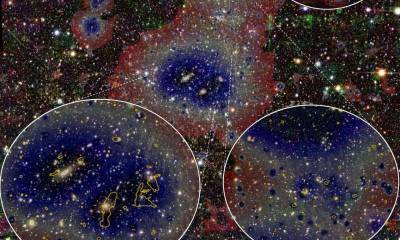 В космосе разглядели самую гигантскую межгалактическую нить