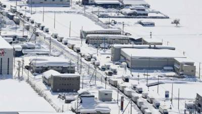 Мощные снегопады парализовали Японию