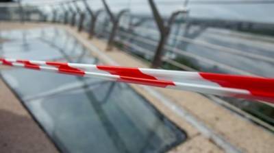 В Киеве повредили стеклянный мост через Владимирский спуск