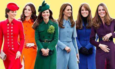 герцогиня Кейт - Все цвета радуги: почему герцогиня Кейт так любит яркие пальто - skuke.net