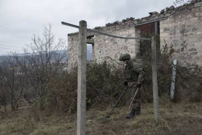 В Нагорном Карабахе при разминировали погиб российский военный