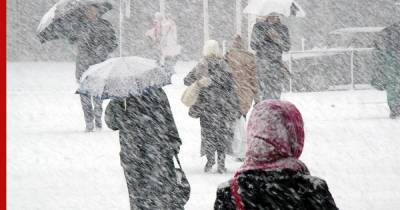 В Москве 19 декабря объявлен желтый уровень опасности из-за снегопада