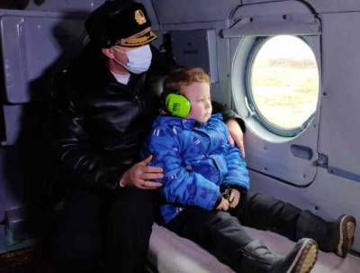 Балтийский флот исполнил мечту 6-летнего Димы Миронова