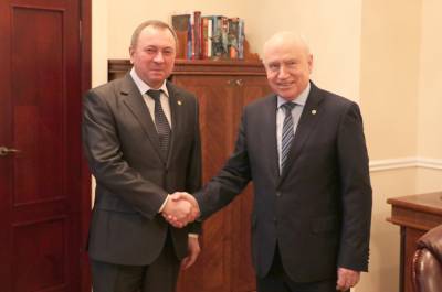 Макей и Лебедев обсудили цели и задачи председательства Беларуси в СНГ в 2021 году